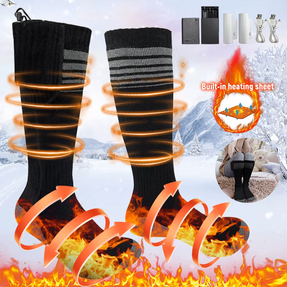 1 Pair Merino Wool Thermal Socks Men Women Winter Long Warm Compression Socks For Ski Hiking Snowboarding Climbing Sports Socks
