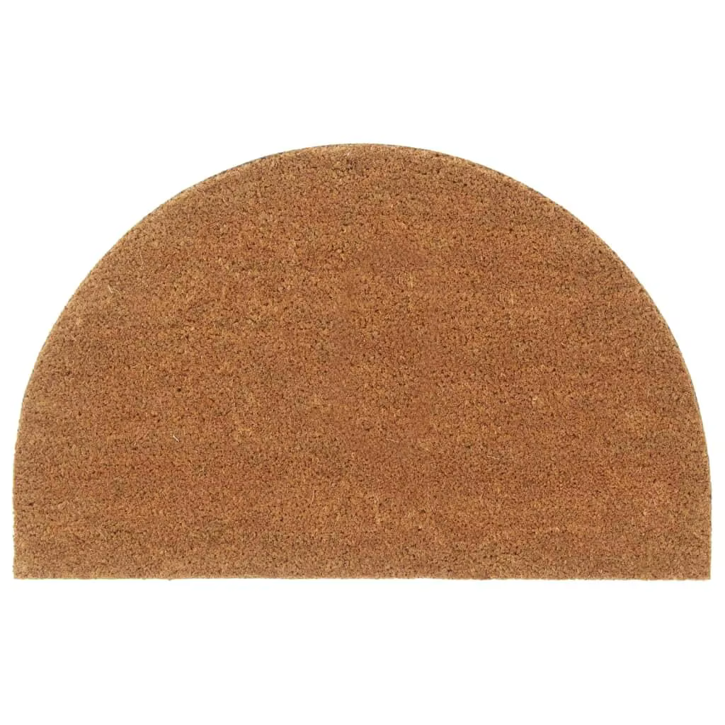 50x80 cm Half Round Natural Coir Tufted Door Mat - Durable & Stylish Entrance Rug