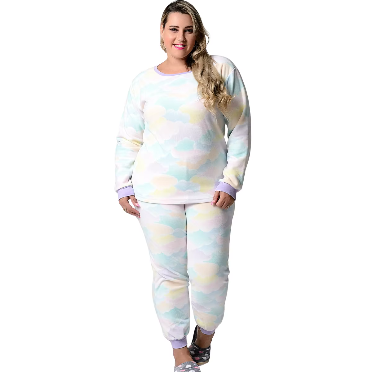 Women's Pajamas Plus Size Microsoft Fleece Warm