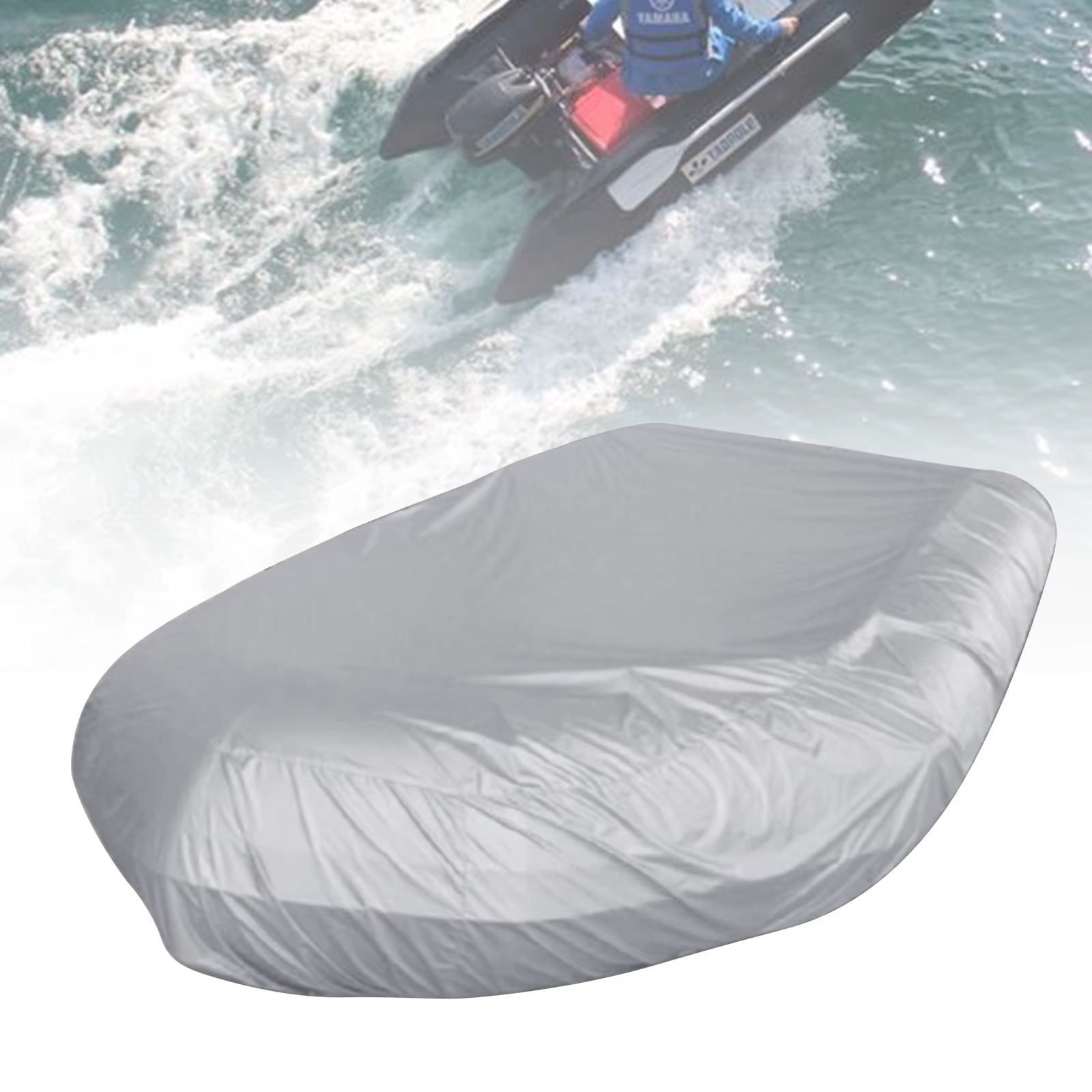 V Shape Boat Cover, Waterproof, Dustproof, Anti UV, Rain, Snow, Dinghy, Fishing, Rubber Boat Marine Boat, Universal Kayak Cover