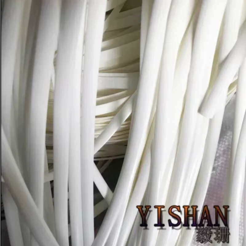 70Meters(500g)  Width:8mm White Gradient Flat Synthetic Rattan Weaving Material Plastic Knit Repair Chair Table PE Rattan