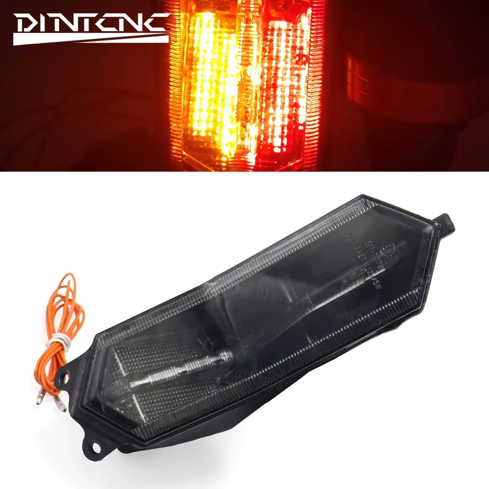 For YAMAHA YZF-R7 2021-2022 YZFR7 Tail Steering Brake Flicker LED Smoked Lamp YZF R7 Motorcycle Rear Signal Light Accessories