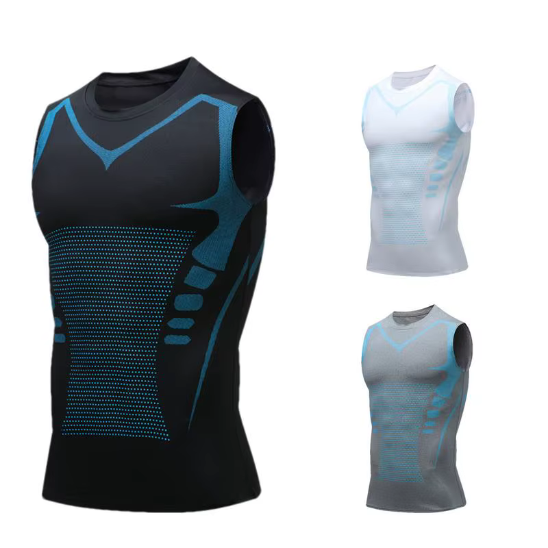 Gym Tanks for Men Quick Dry Athletic Muscle Shirts Fitness Sleeveless Training Tee Gym Exercise Top for Bodybuilding Working Out