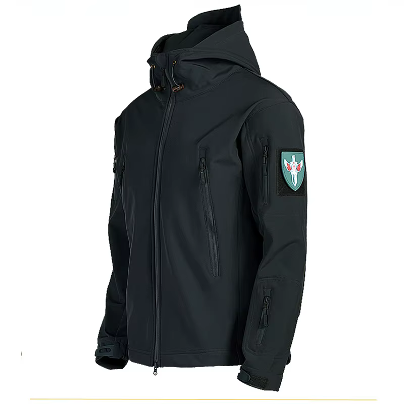 2025 New SoftShell Tactical Waterproof Jacket Fishing Hiking Camping Climbing Jacket HoodedWinter Autumn Tracksuits Set Men Coat