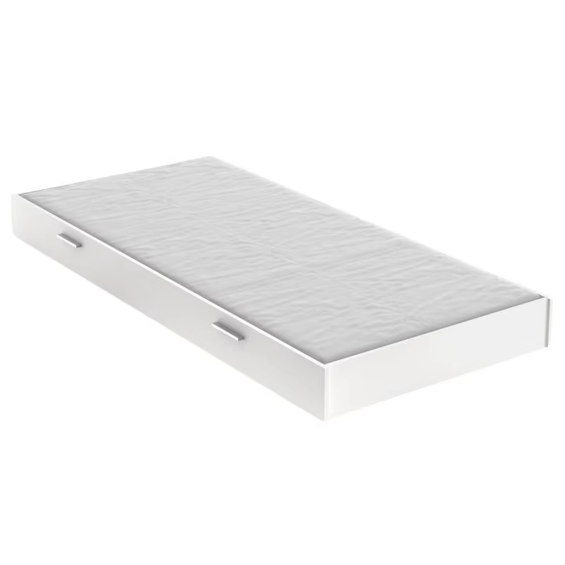 Miroytengo lower drawer bed Life youth bedroom matte white 18x200x90 Cm room furniture