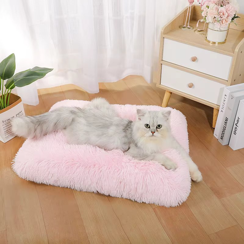  Four Seasons Winter Thickened Warm Plush Dog Bed Cat Dog Kennel Mat Sleeping Mat Pet Supplies Cross Border Pet supplies