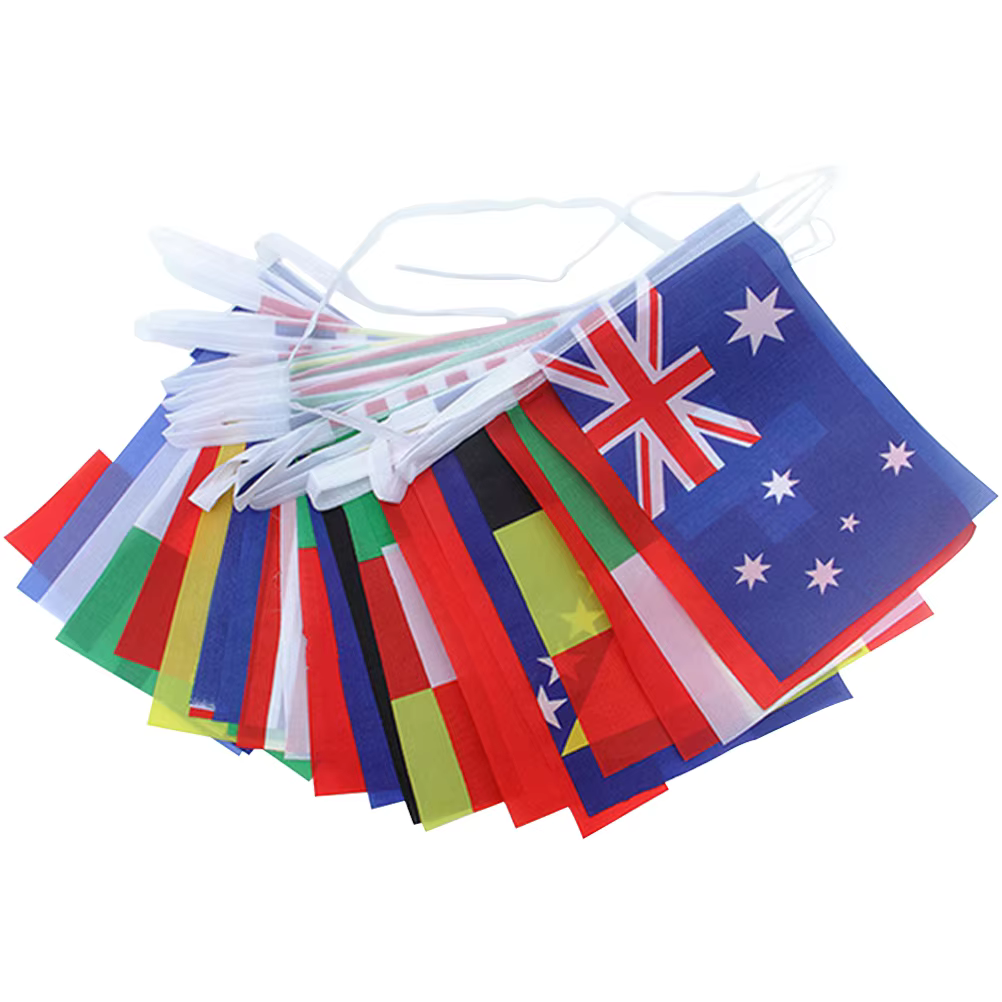 International Flags Of Countries Bunting Flag String Pennant Flags Party Decor Soccer Cup World Garland