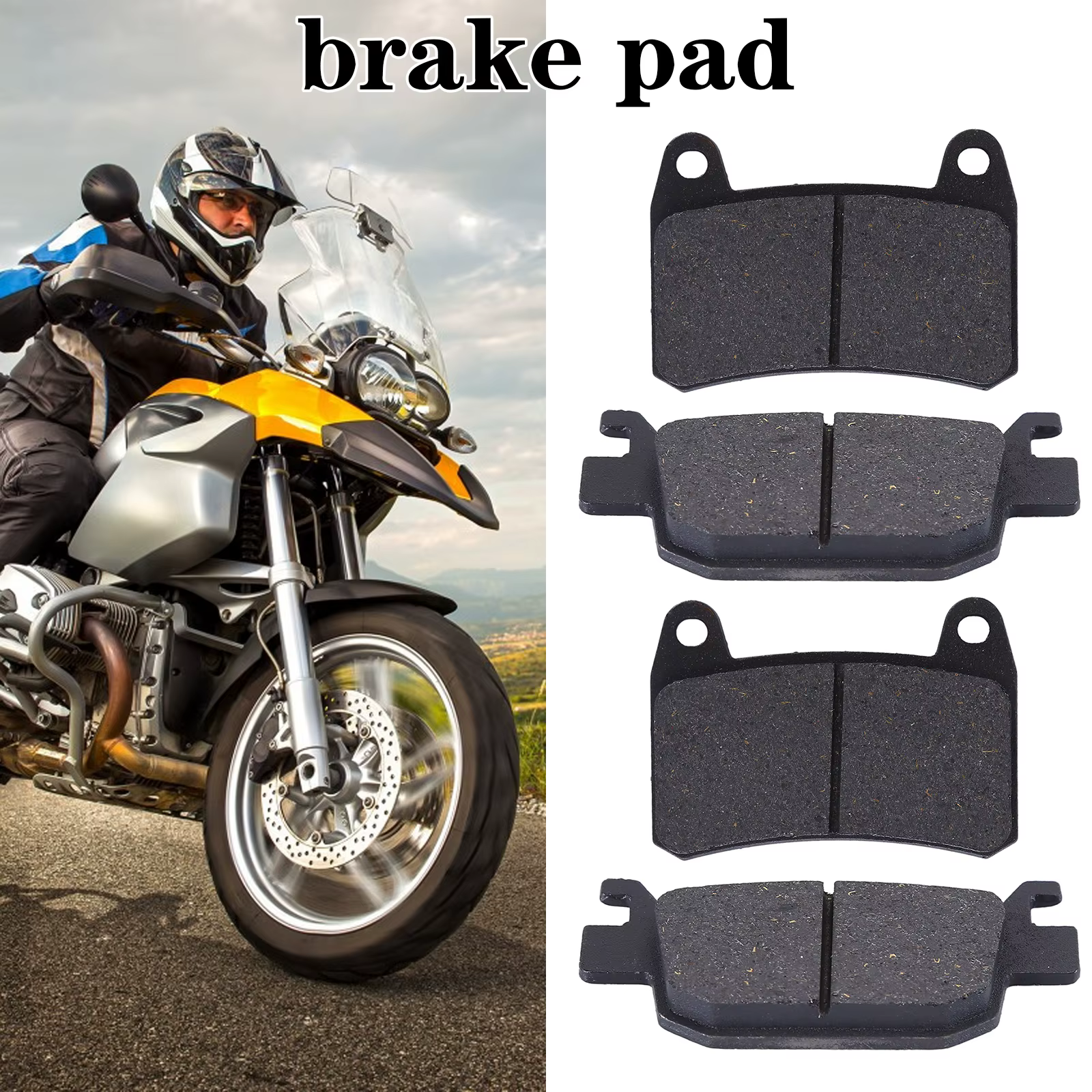 4PCS pastillas de freno trasero compatible for Tnt 250 300 Benelli