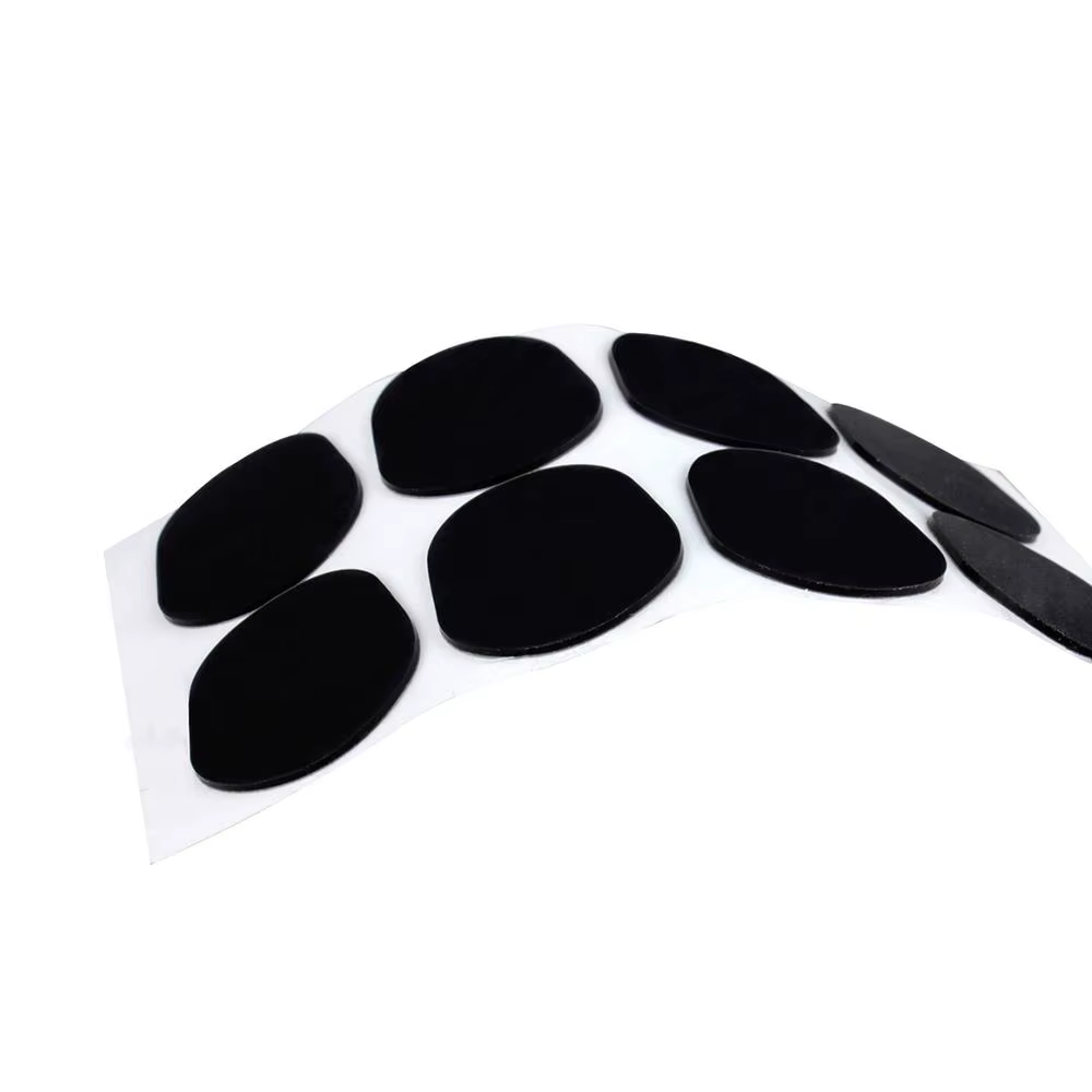 8pcs Black Mouthpiece Cushions for Alto Tenor Saxophone & Clarinet - 0.8mm Thick Patches Pads Accessories
