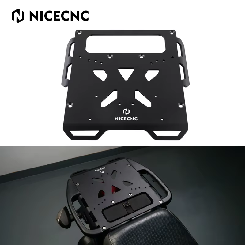 NiceCNC Rear Luggage Bracket Rack Carrier Plate Kit For Kawasaki KLR650 KLR 650 2008-2018 2009 2010 2011 2012 2013 2014 2015