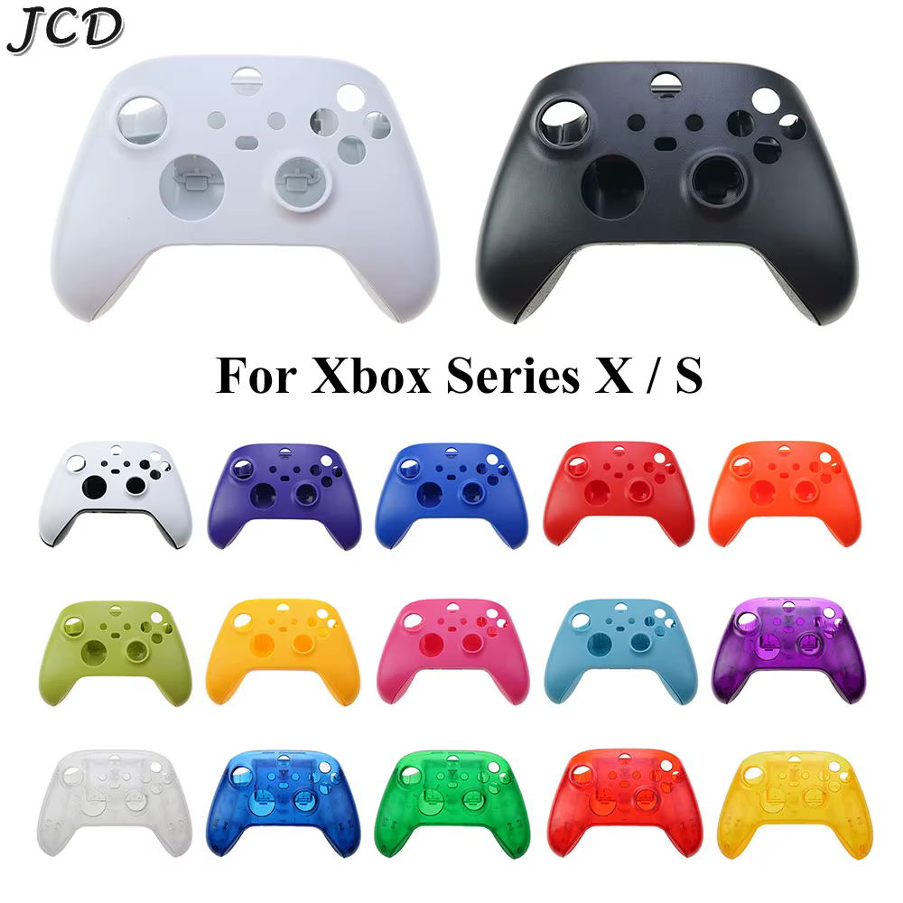 JCD Front Back Case For Xbox series X S Controller Replacement Housing Shell  Top Bottom Faceplate Cover
