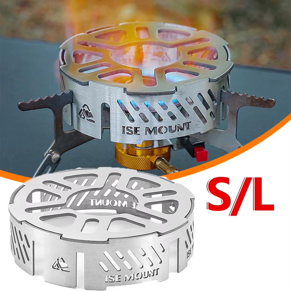 Mini Wind Shield Camping Stoves Windproof Ring S/L Stainless Steel Gas Picnic Cookers Outdoor Wind Deflectors Stove Windshield