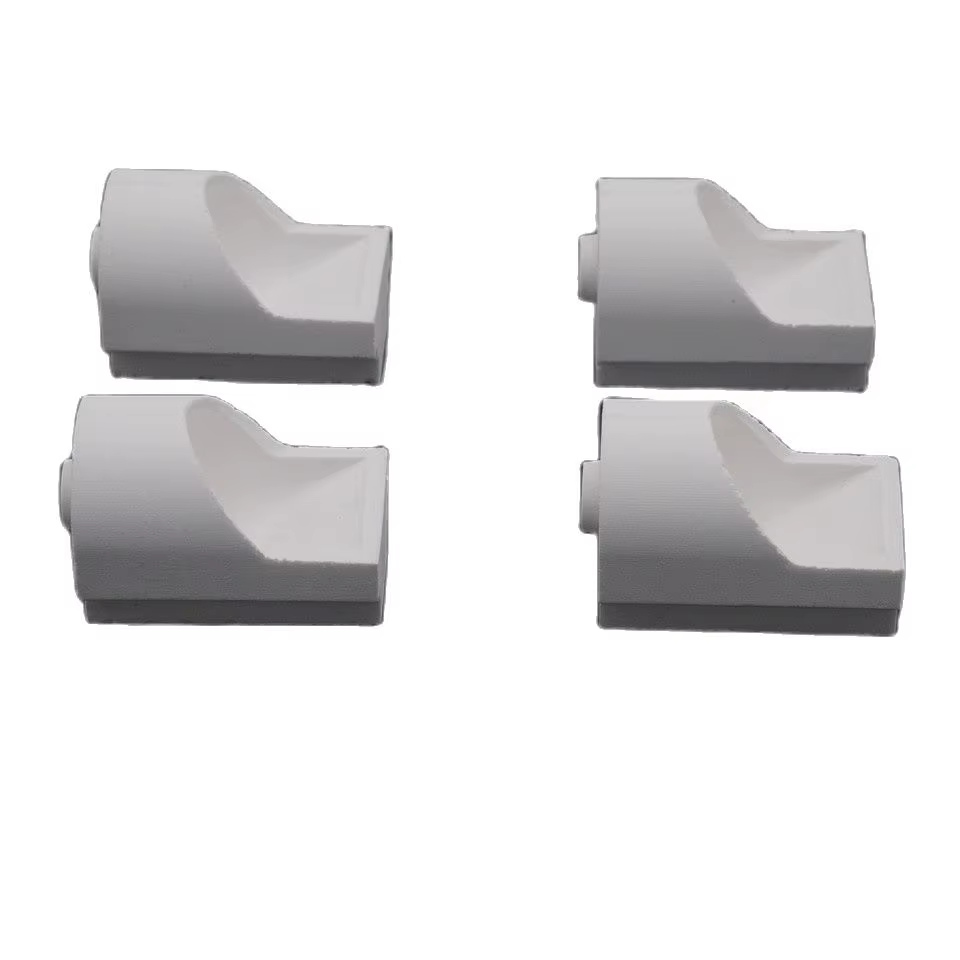 4Pcs Dental Clinic Casting Quartz Crucible Hooded 4 Oz for Dental Instrument Tool