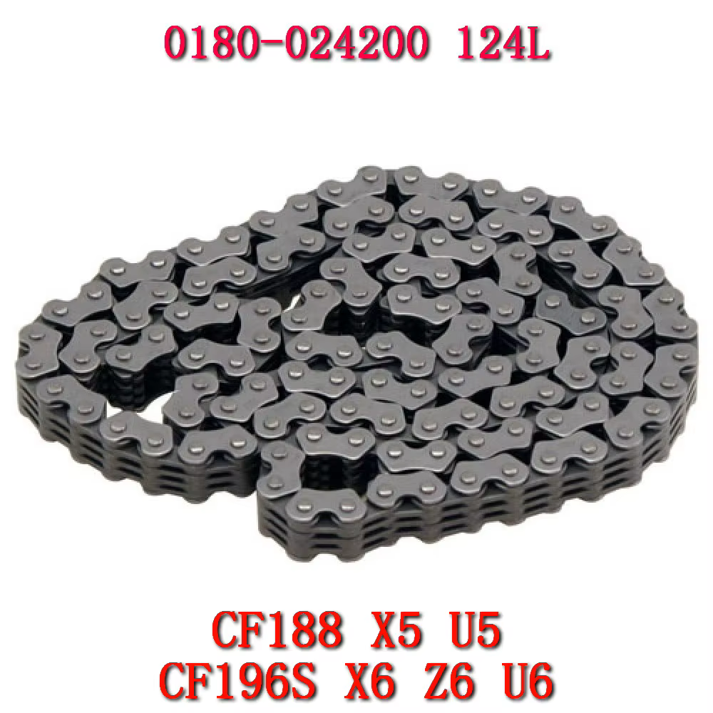 Timing Chain 124L For CFMoto 0180-024200 ATV UTV SSV Accessories CForce 400 450 400S 450S 450L 450L CF400ATR CF400AU CF Moto