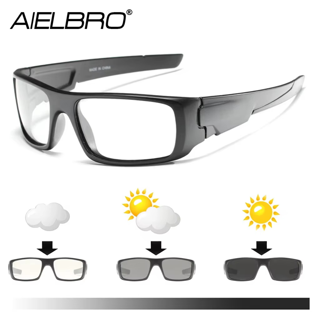 Photochromic Sunglasses Man Cycling Glasses Fashion Cycling Sunglasses Polarized Mtb Bike Bicycle Sunglasses gafas ciclismo