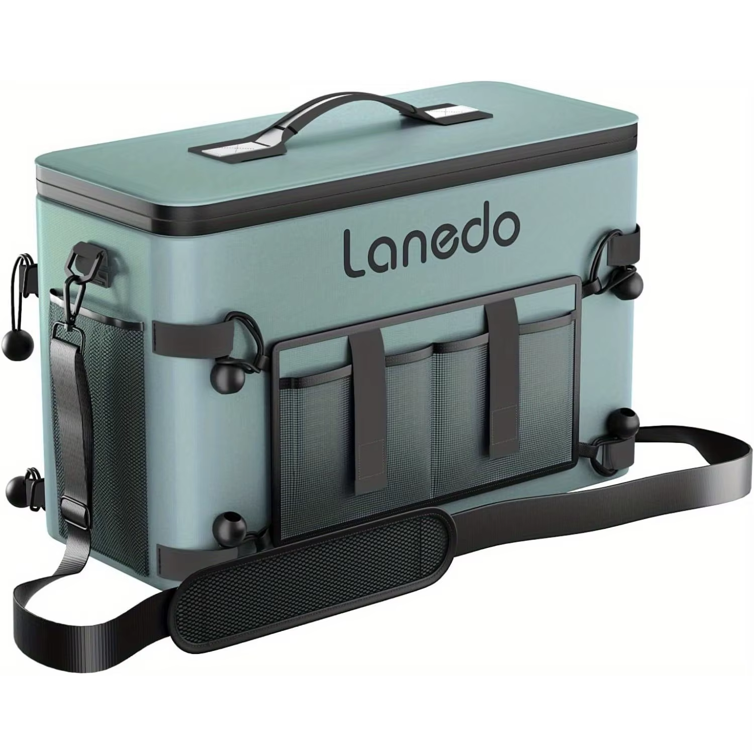 34/28-Can Lanedo Soft-Sided Cooler-Collapsible, Waterproof, Ice Chest or Travel Cooler for Food Shopping, Camping, Fishing