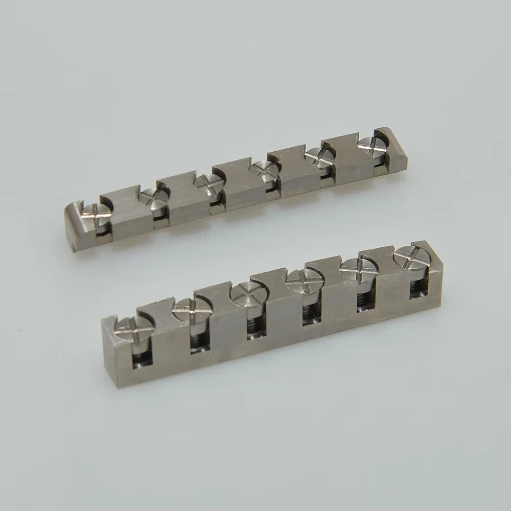 1 Pcs Guitar Nut Height Titanium Alloy Adjustable Nuts Replacement 42/43mm for LP SG Style Guitar