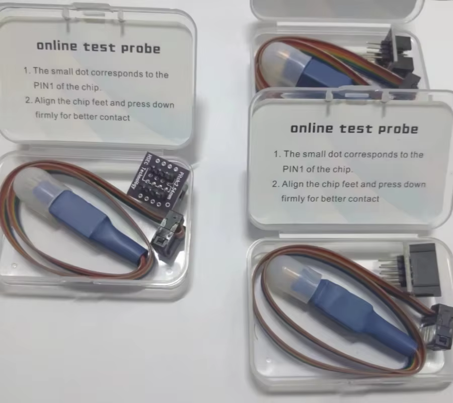 QFN8 SOIC8 SOP8 MSOP8 TSSOP8 150/208 MIL Probe Line For EEPROM 93CXX/25CXX/24CXX FOR TL866 RT809F RT809H CH341A USB Programmer