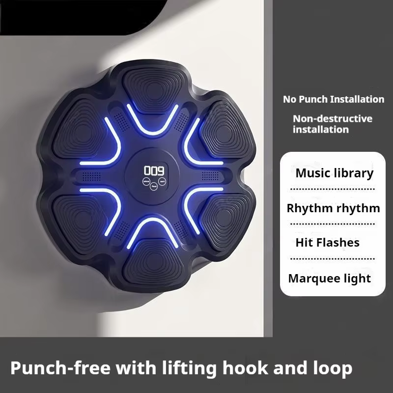 Intelligent Bluetooth music boxing wall target fitness exercise training equipment, children's and adult boxing machines