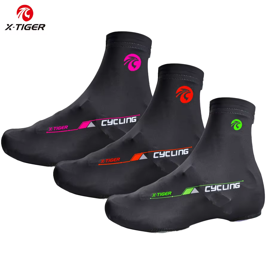 X-TIGER Cycling Shoe Cover Unisex MTB Bike Cycling Overshoes Sports Racing Bicycle Dustproof Quick Dry Lycra boot cover