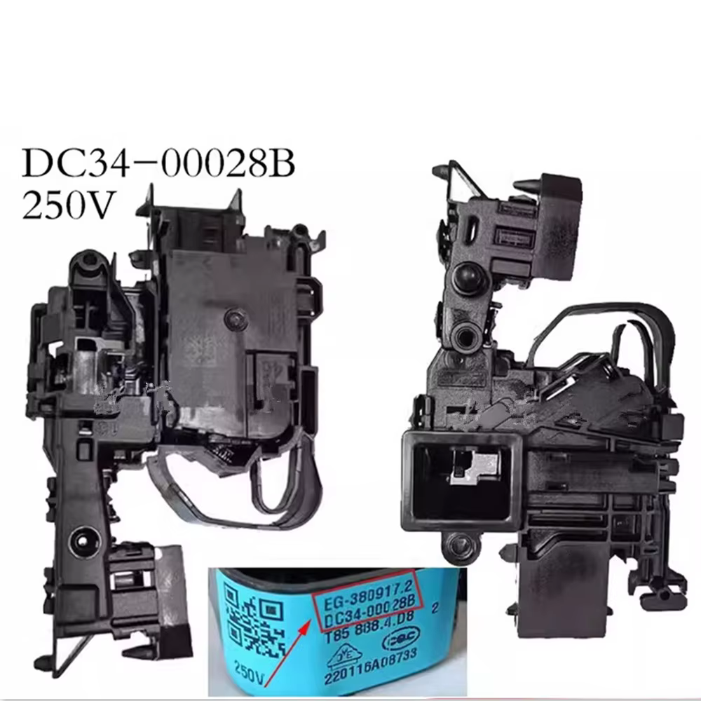 For Samsung Door Lock Switch Washing Machine DC34-00028A / B Door Lock Switch EG-380917.1/2 250V Drying clothes machine Parts