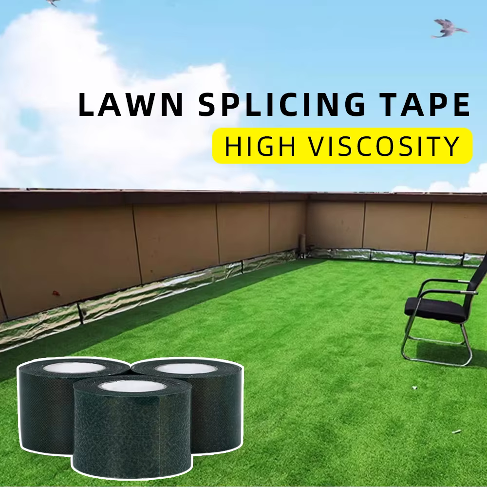 Artificial turf tape, self adhesive artificial turf seam tape for indoor and outdoor carpet seams, cushion carpet