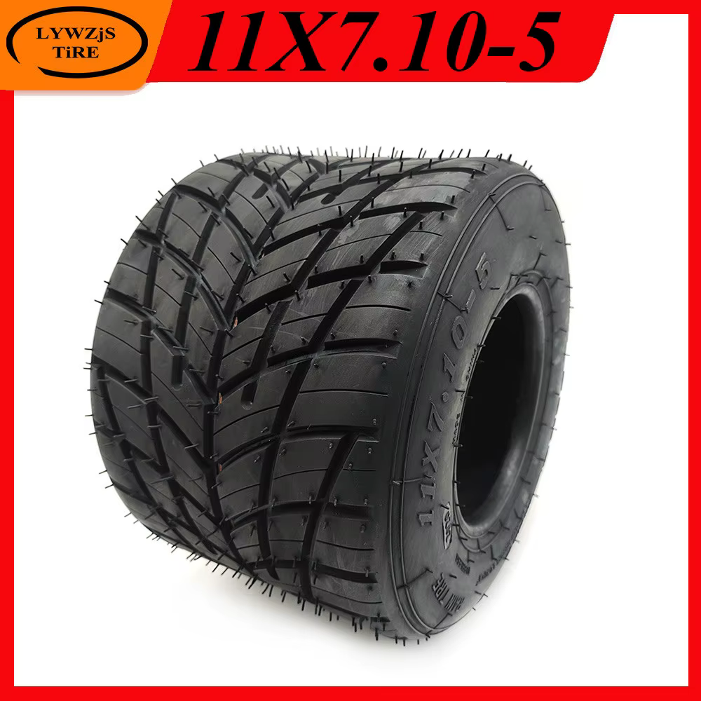 Good quality 11x7.10-5 Tubeless Tire 11*7.10-5 vacuum tyre Go Kart Drift Tyre Rear Wheel  Accessories