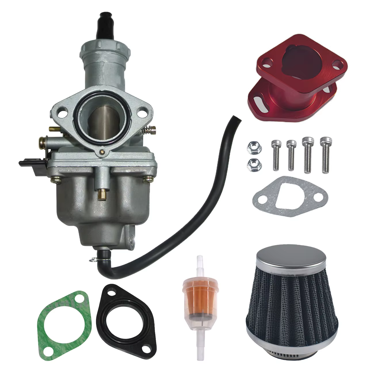 sthus PZ27 Carburetor 38mm Air Filter With Intake Tube Kit For 150cc 200cc 250cc ATV Dirt Bike