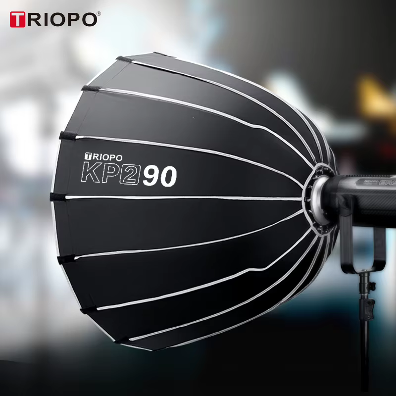 Triopo Hexadecagon Collapsible Softbox 60cm/70cm  Quickly Release Parabolic Deep Softbox Grid for Bowens Elincrhom Profoto Mount