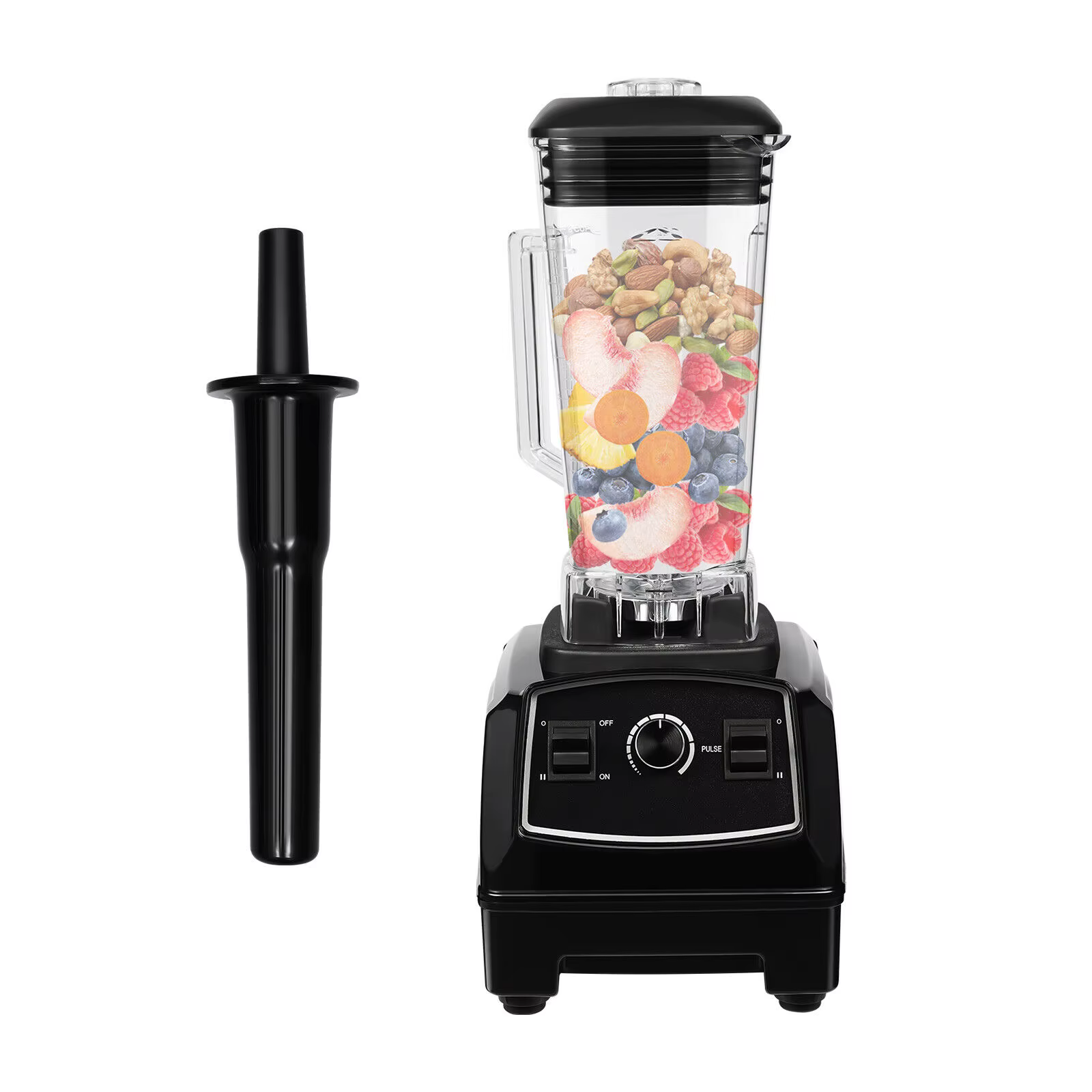 Professional Power Blender 3HP 2L Heavy Duty Commercial Home Smoothie Mixer Fruit Juicer 2200W 110V