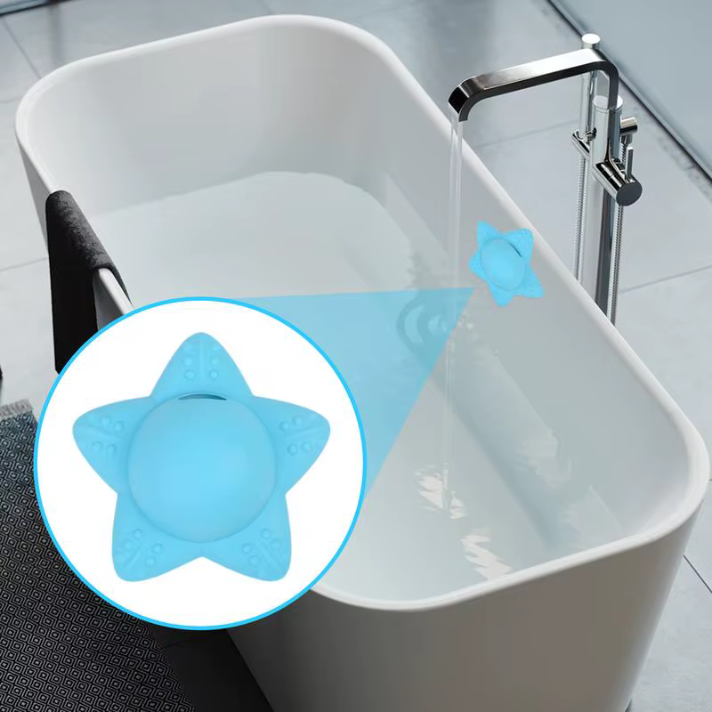 Bathtub Overflow Blocker Silicone Spa Accessories Bathroom Overflow Drain Block Bath Tub Drain Plug 5 Suction Cups Replacement