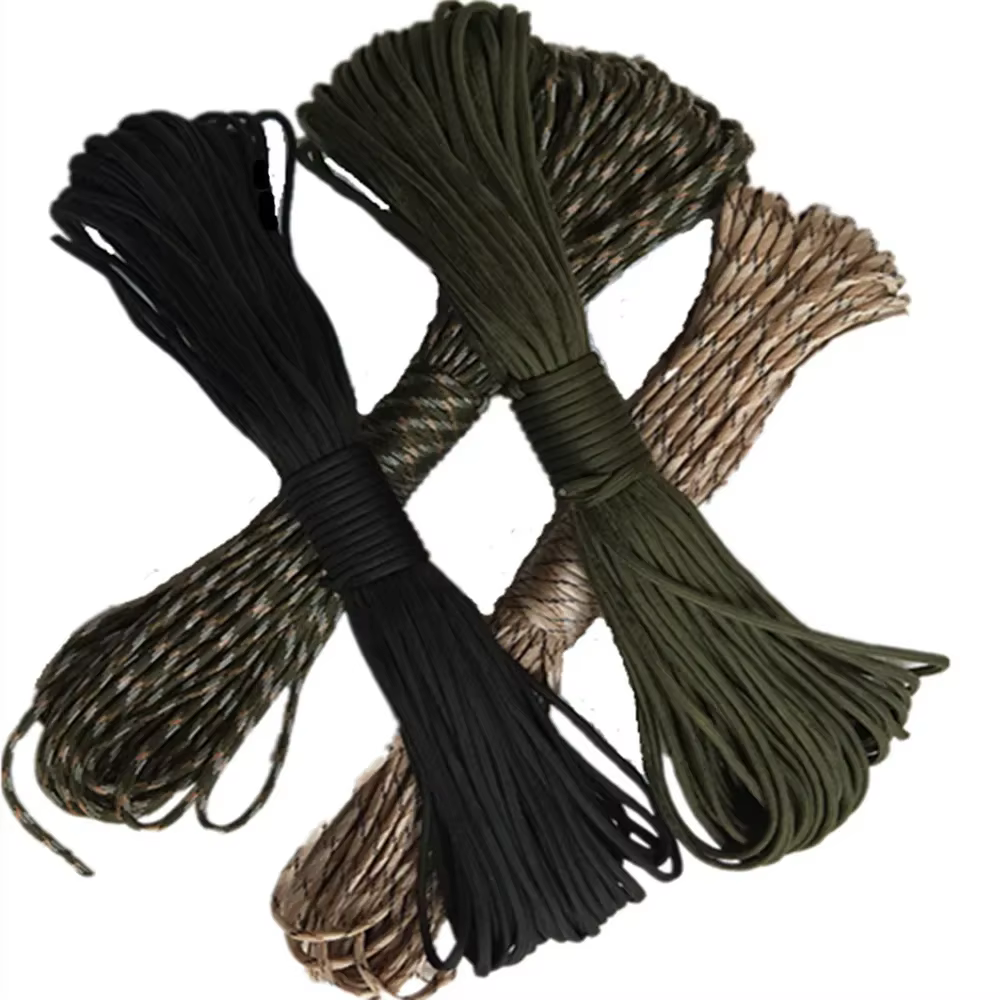 30M 550 Military Paracord 7 Strand 4mm Tactical Parachute Cord Camping Accessories Outdoor Survival DIY Bracelet Rope