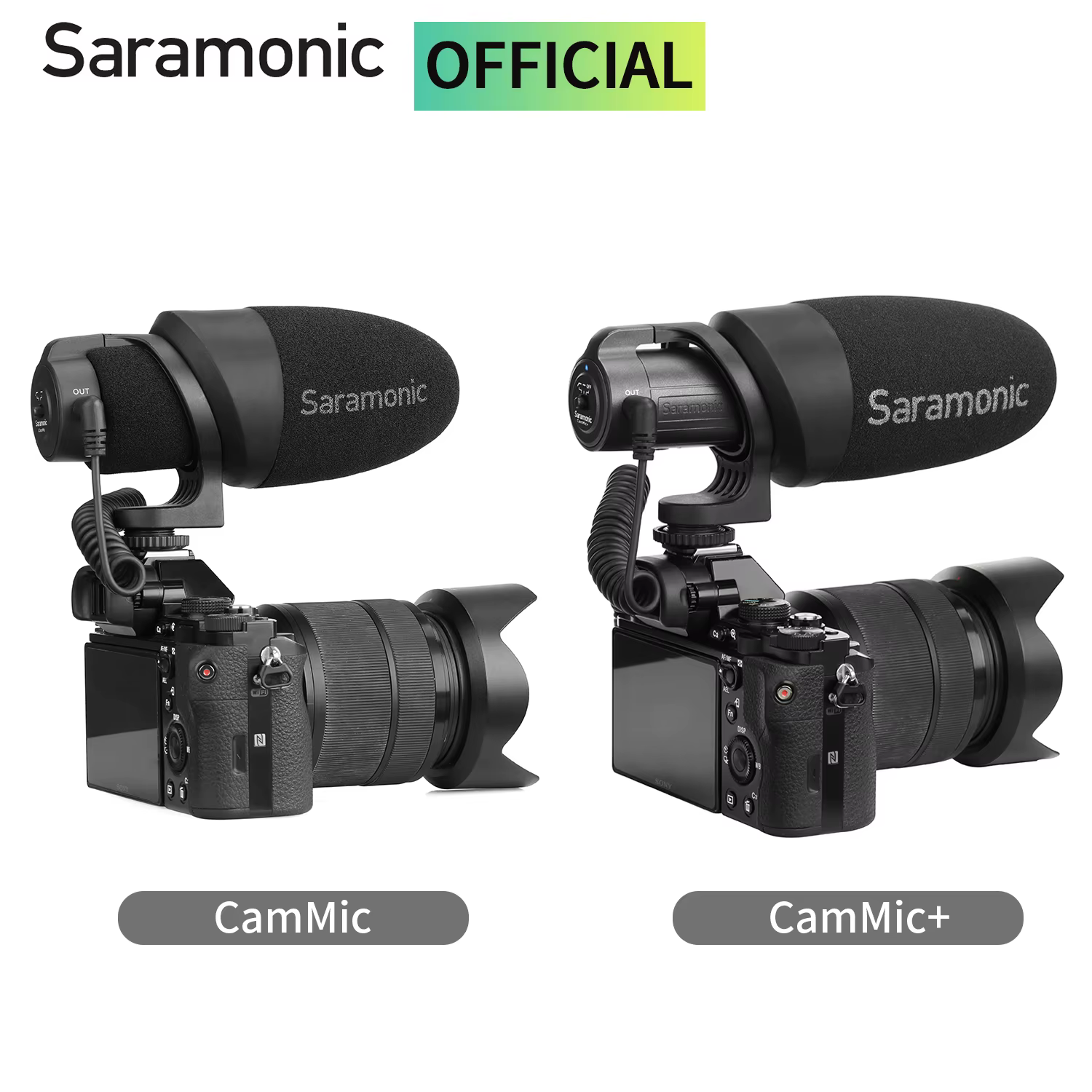 Saramonic CamMic Condenser On-Camera Shotgun Microphone for DSLR Cameras Camcorders Canon Recording Streaming Youtube Facebook