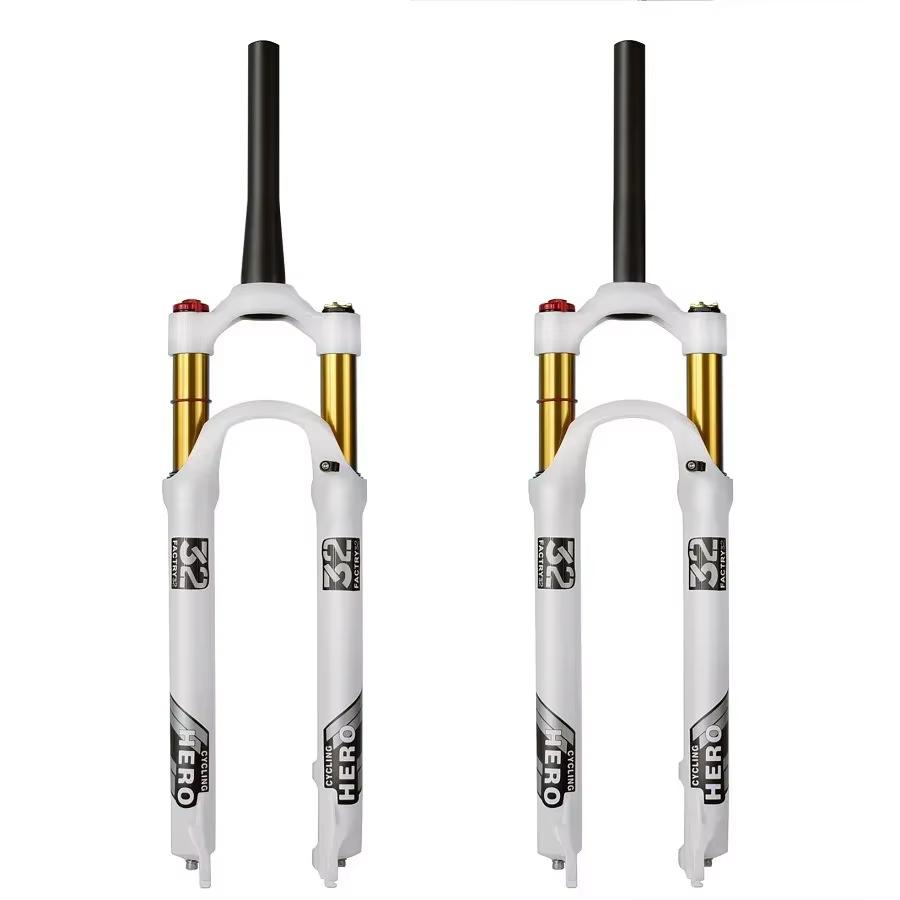 Hero Mountain Bike Air Fork, Magnesium Alloy Suspension Plug, 26 ", 27.5", 29 ", High-Quality Air Fork with 120mm Travel