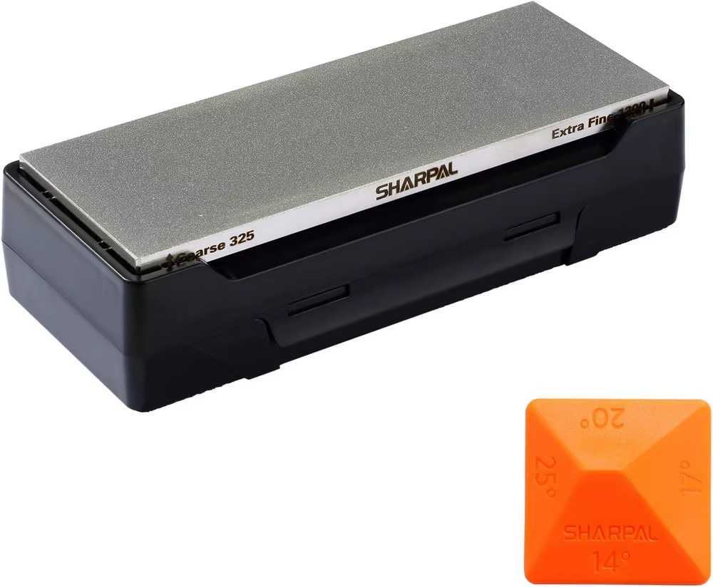 SHARPAL 162N Double-Sided Diamond Sharpening Stone Whetstone Knife Sharpener