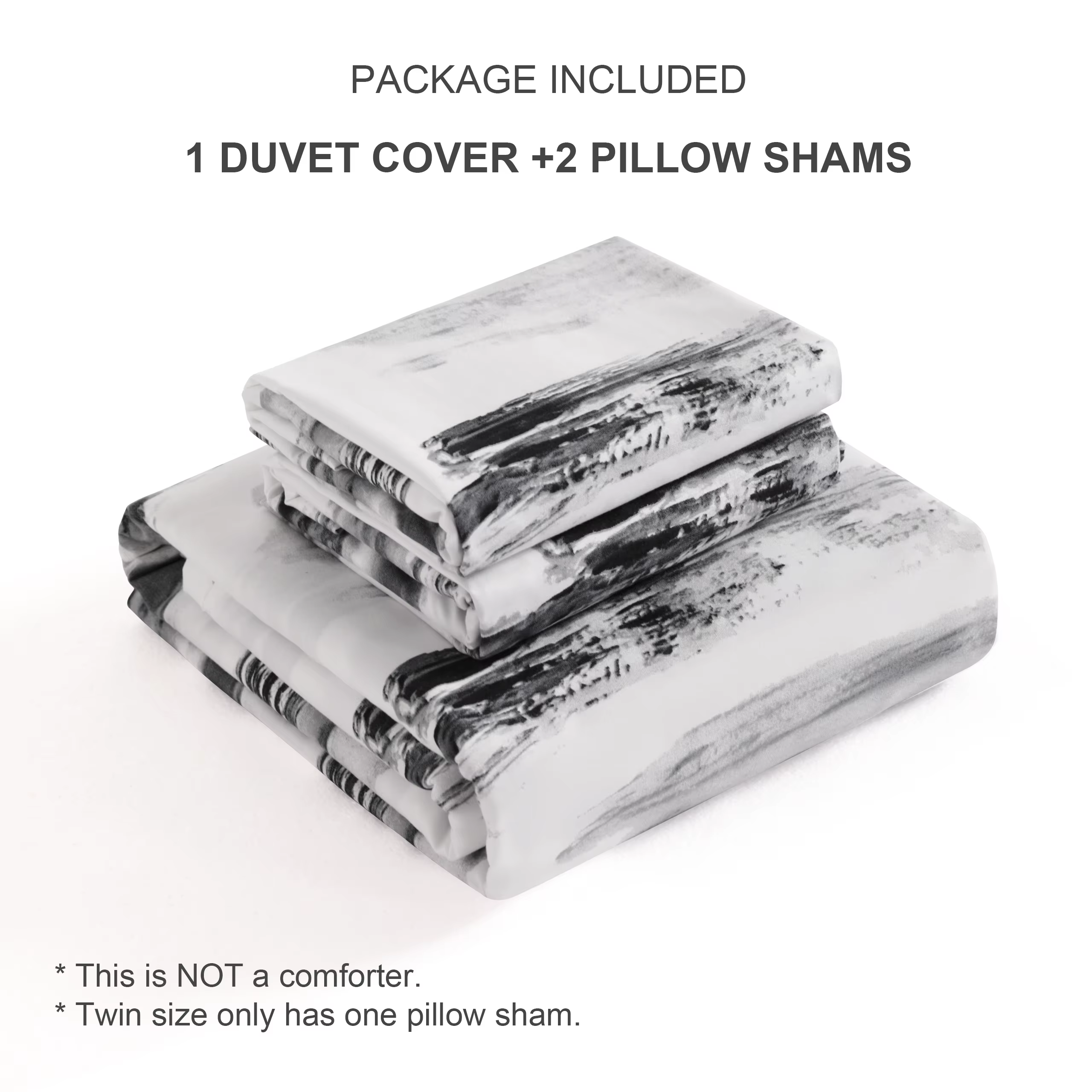 Ntbay 2/3-Pieces Microfiber Duvet Cover Set, Ultra Soft and Cozy Bedding Cover Set with Zipper Closure and Corner Ties