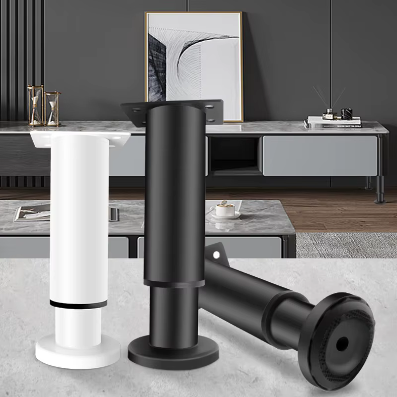 1PC Telescopic Adjustable Bed Beam Support Legs High Quality Square Room Office Furniture Chair Legs Extension Metal Sofa Feet