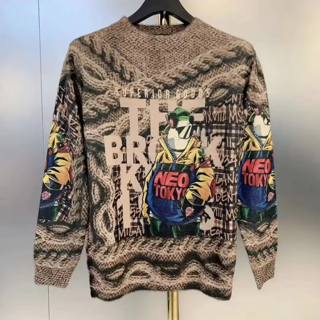 Man Pullover High Quality Crewneck Winter Round Neck Designer New In Sweatshirts for Men Streetwear Welcome Deal Luxury Tops Emo