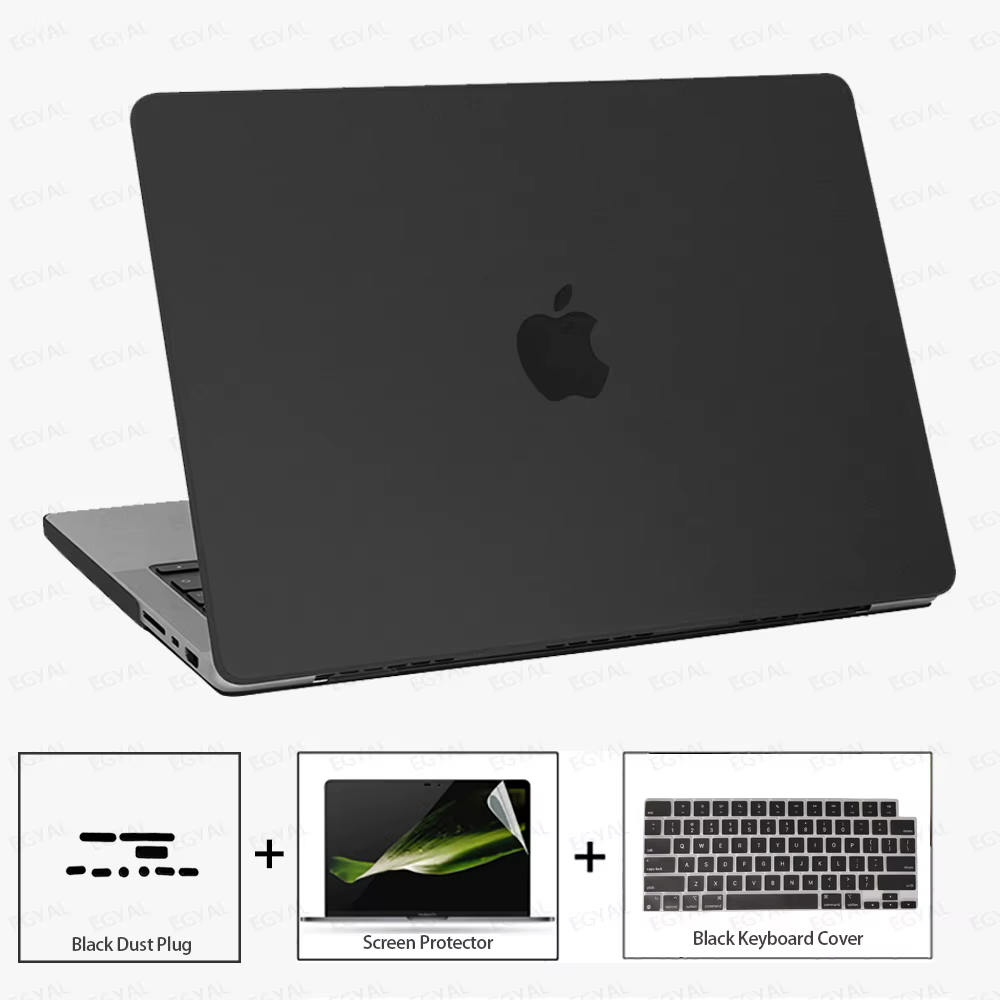 For MacBook Pro 14 M3 2023 Case Model A2918 A2992 Ultra-thin Case & Dust plug & Screen film & Keyboard Cover M2 M1 Pro 14 2021