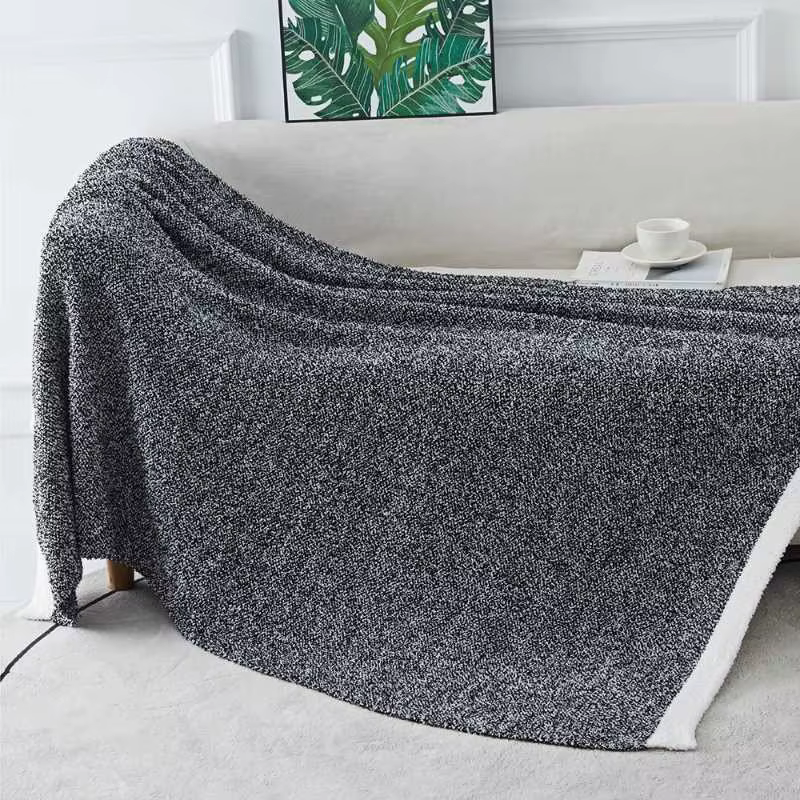 Faux Fur Fleece Throw Over Soft Sofa Bed Blanket Winter Warm Cosy 130X160cm