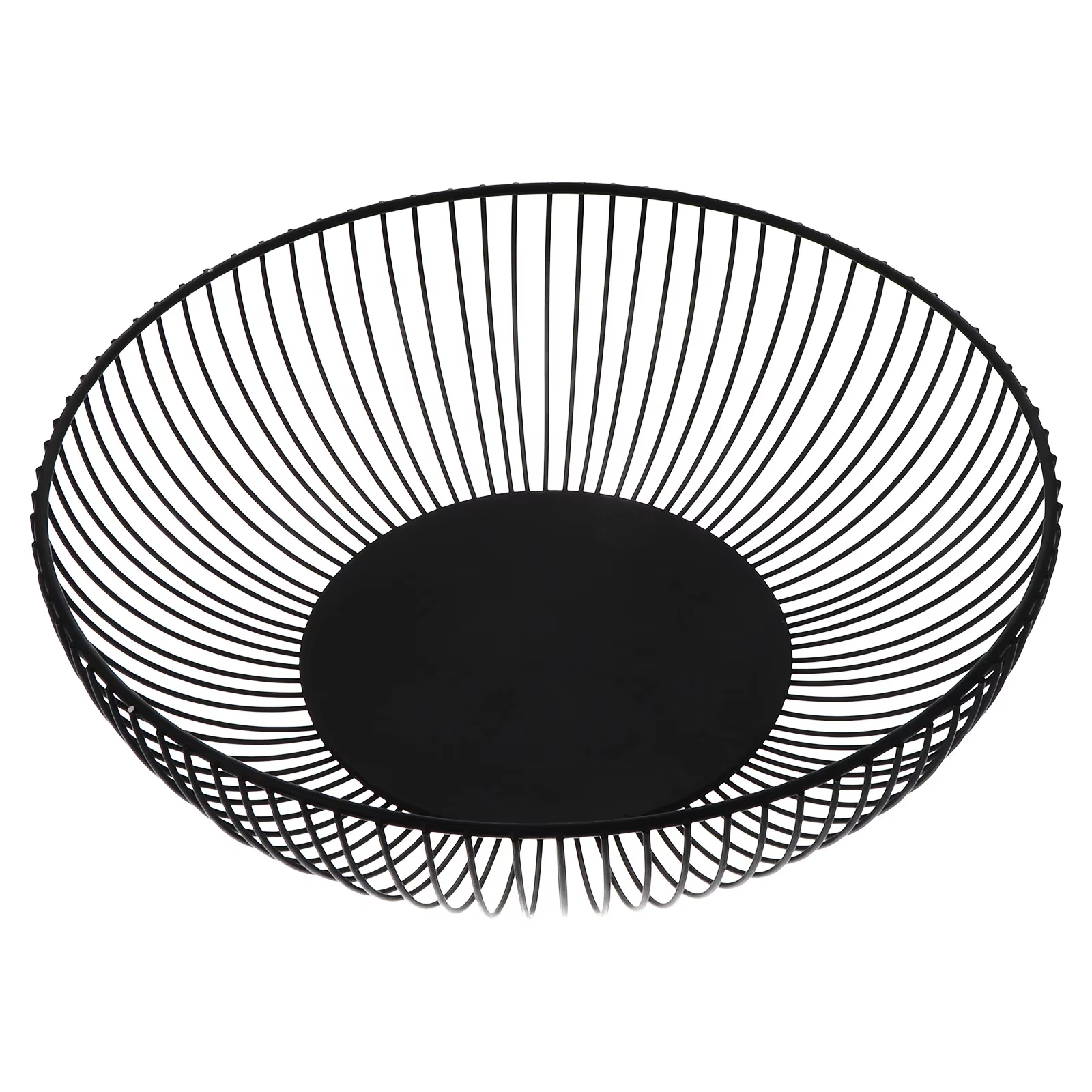 Wrought Iron Storage Basket Candy Holder Fruit Bowl Kitchen Counter Potpourri Rustic Home Decor Black Wire Table Nut