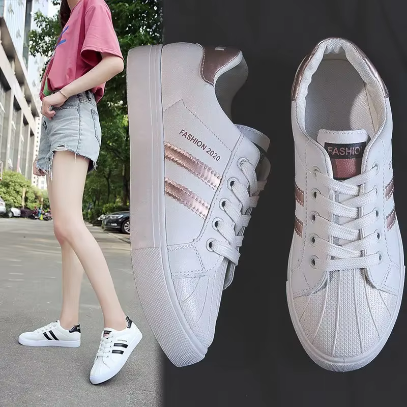 2025 New Casual Sneakers White Shoes for Spring and Autumn