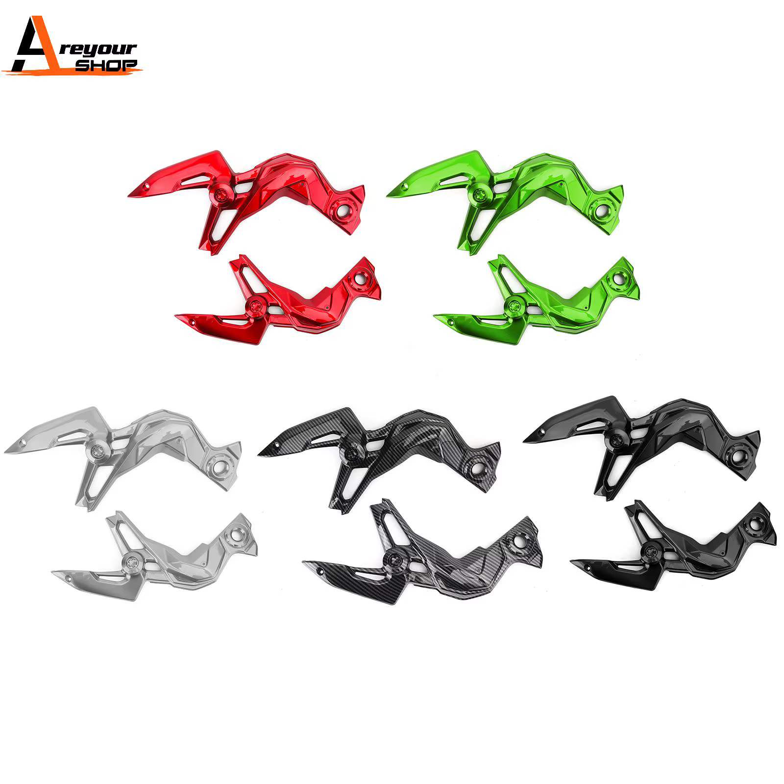 Areyourshop Motorcycle Frame Side Cover Guard Fairing Trim for Kawasaki Z900 2020 2021 Motor Bike Accessories Parts