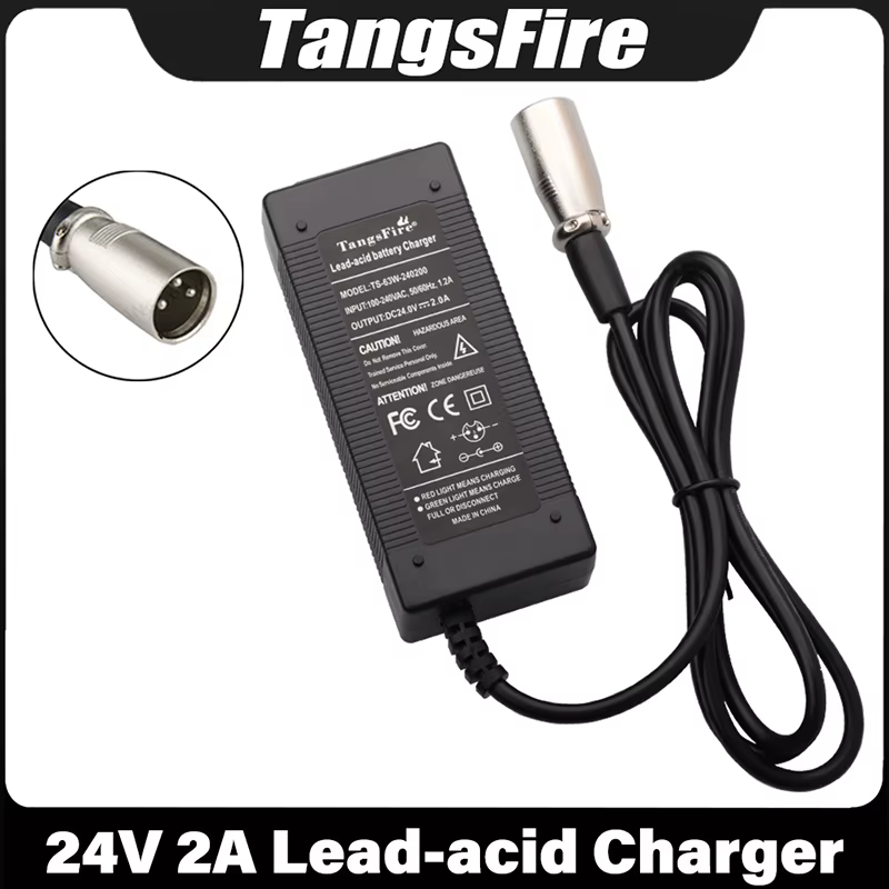24V 2A Smart Lead-Acid Battery Charger Input 100-240V For 28.8V Lead-Acid Battery Pack Charger XLR High Quality Power Adapter