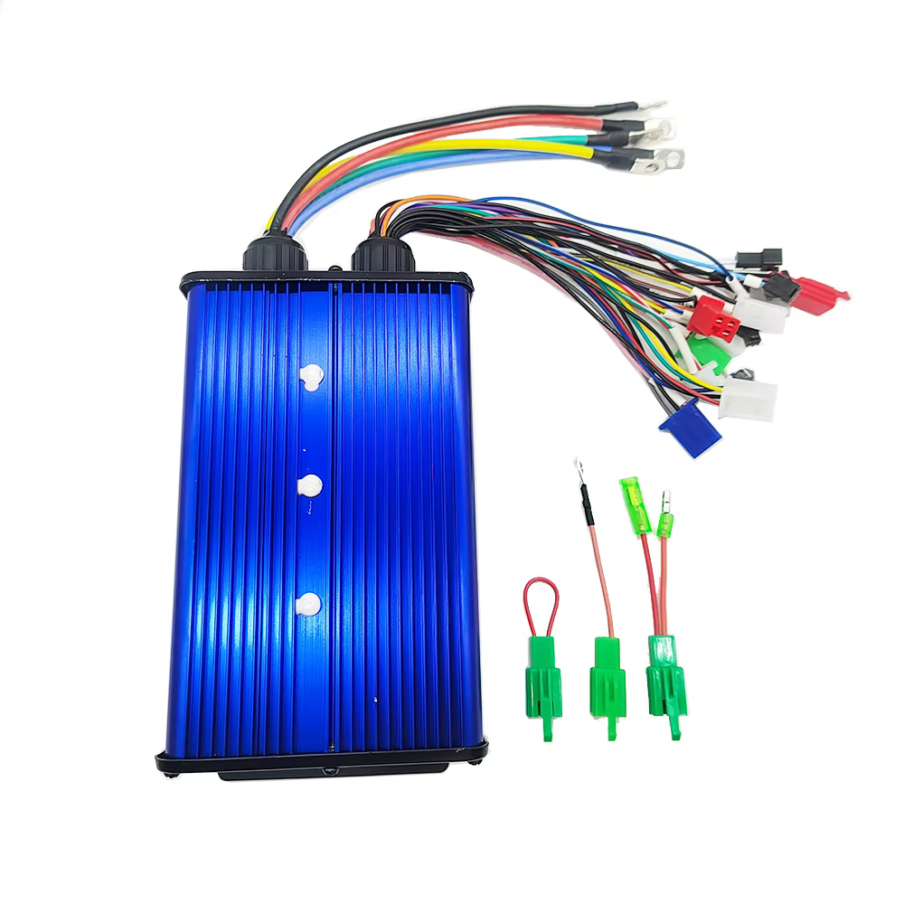 48V 60V 72V 2000W 3000W Hub Motor Controller 18mos MAX60A for Electric Bike/trycycle/E-Scooter/Motorcycle/BLDC Motor Controller