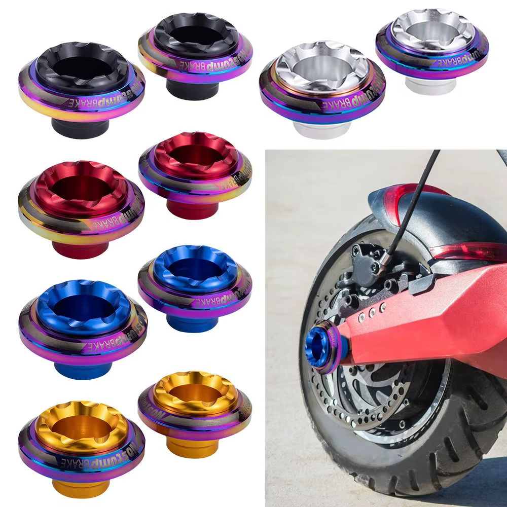 Motorbike Aluminum Alloy Electric Scooter Accessories Protection Pads Anti Crash Protector Shock Absorption Slider Cups