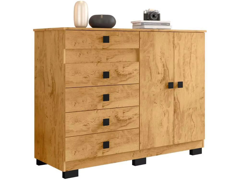 Araplac Malu 2 Doors 5 Drawers Dresser