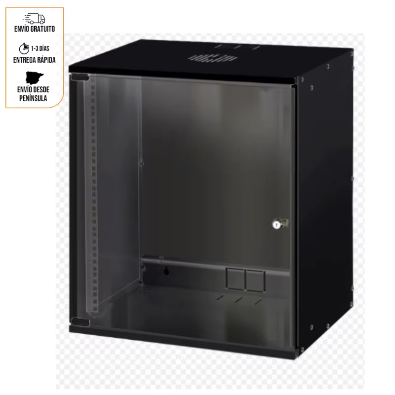 Armario Rack Mural PHASAK PHC 2207 - Montado 7U 600x450, Acero Laminado