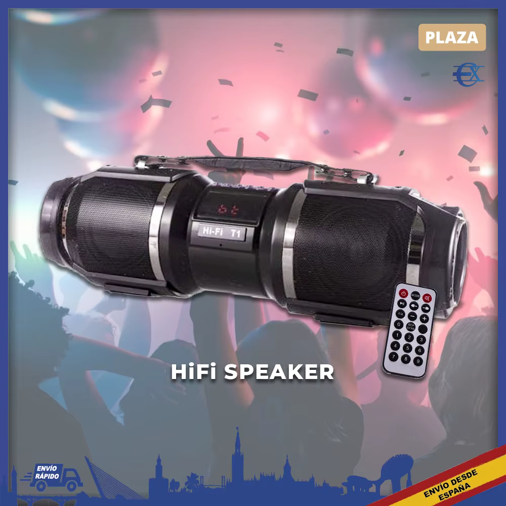 EUROXANTY®HiFi powerful Bluetooth Speaker | Bluetooth Speaker | Computer speakers | Portable Bluetooth Radio | Rechargeable