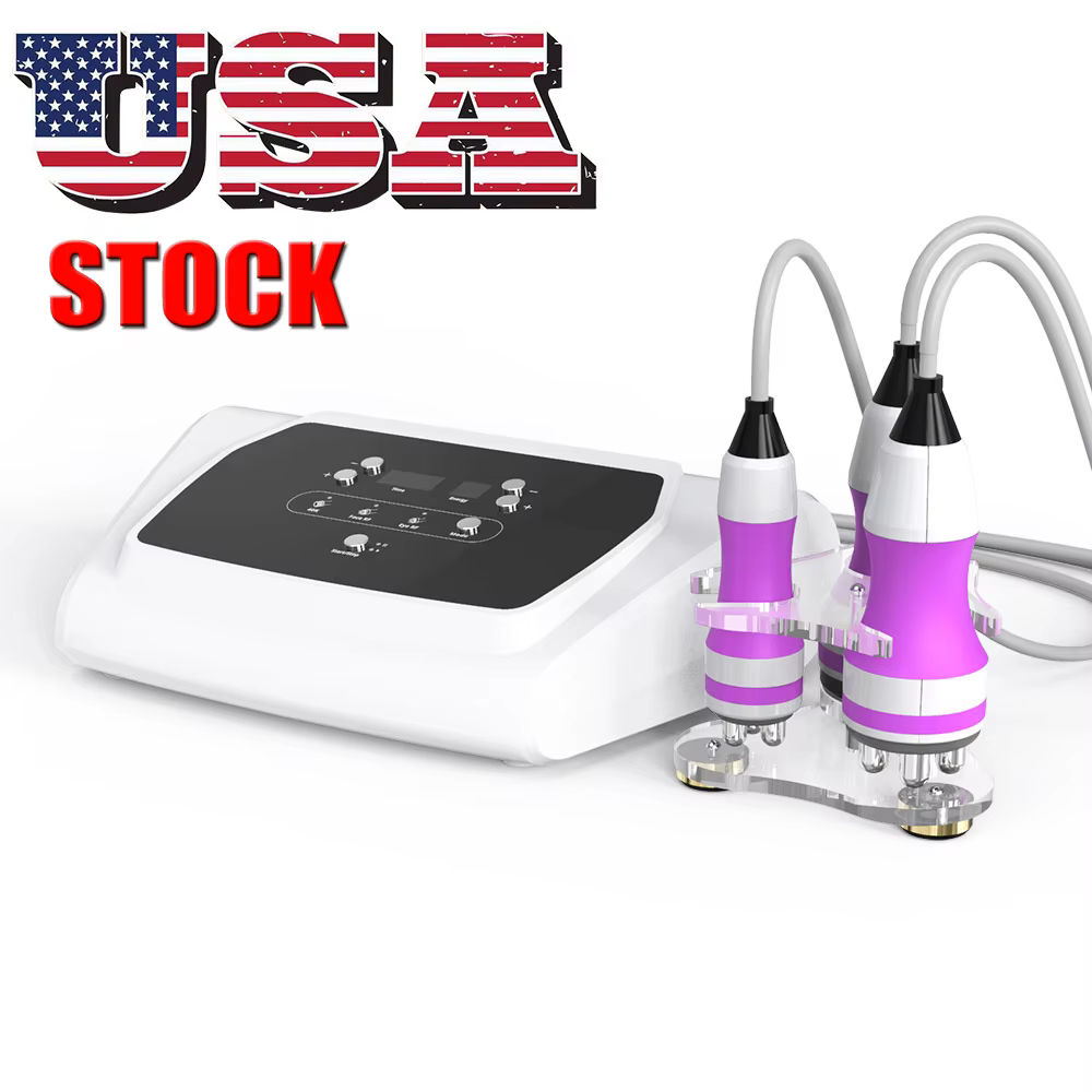 US STOCK 3 In 1 Ultrasound 40K Cavitation Radio Frequency Machine 3D RF Body Slimming Machine Cellulite Remover